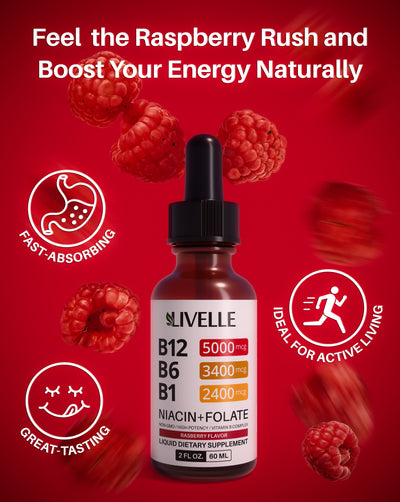 Vitamin B12 Raspberry Liquid Supplement (Copy)