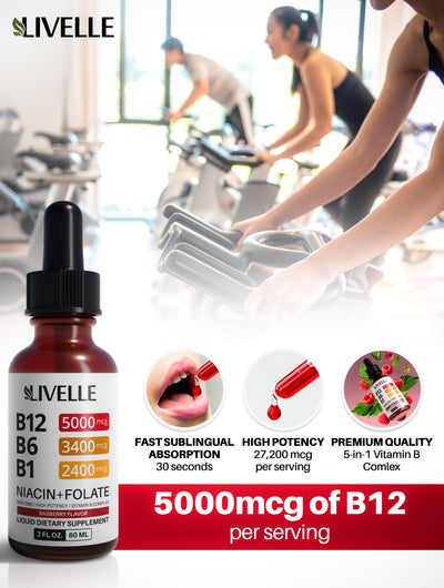 Vitamin B12 Raspberry Liquid Supplement (Copy)